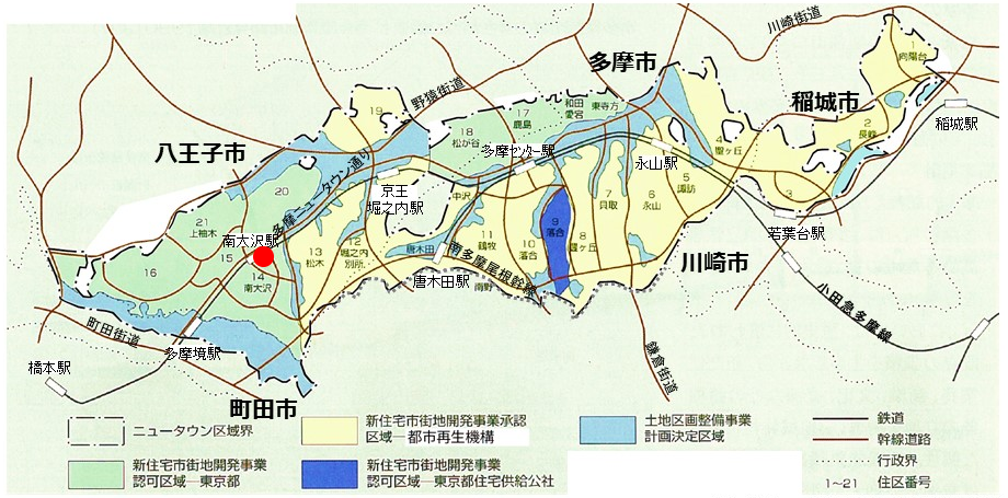 南大沢のご紹介 多摩ニュータウン開発センター